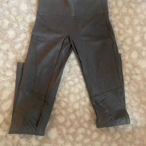 Spanx Faux Leather Moto Leggings